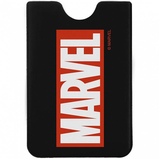 Чехол для карточки Marvel, черный с логотипом в Санкт-Петербурге заказать по выгодной цене в кибермаркете AvroraStore