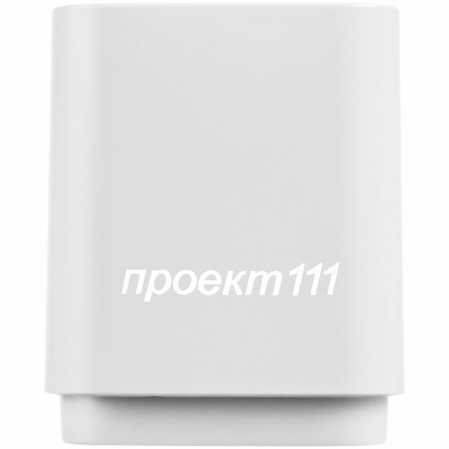 Беспроводная колонка с подсветкой логотипа Glim, белая с логотипом в Санкт-Петербурге заказать по выгодной цене в кибермаркете AvroraStore
