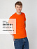Футболка REGENT 150, оранжевая с логотипом в Санкт-Петербурге заказать по выгодной цене в кибермаркете AvroraStore