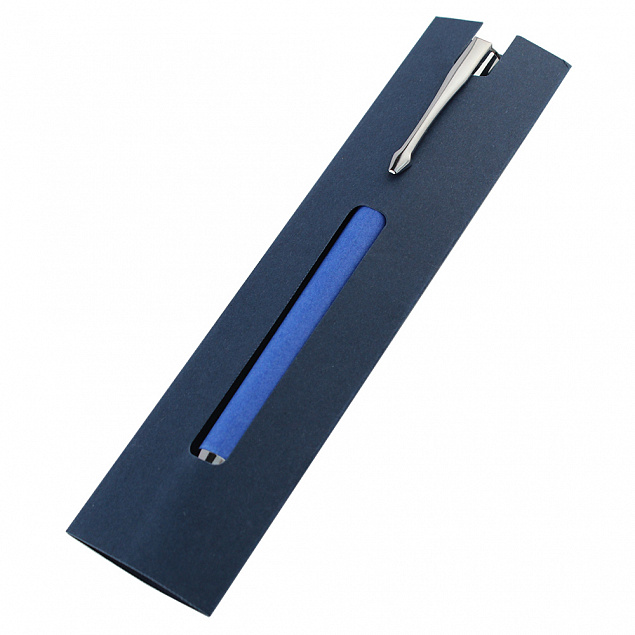 Чехол для ручки &quot;Каплан&quot;, синий с логотипом в Санкт-Петербурге заказать по выгодной цене в кибермаркете AvroraStore
