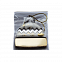 Ёлочная игрушка Шапочка (белый с золотым ) с логотипом в Санкт-Петербурге заказать по выгодной цене в кибермаркете AvroraStore