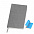 Бизнес-блокнот "Funky", 130*210 мм, черный, голубой форзац, мягкая обложка, в линейку с логотипом в Санкт-Петербурге заказать по выгодной цене в кибермаркете AvroraStore