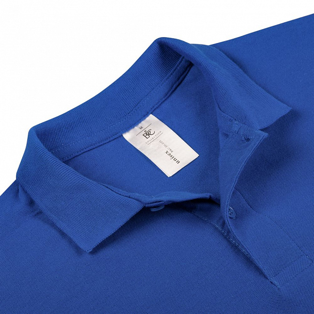 Рубашка поло ID.001 ярко-синяя с логотипом в Санкт-Петербурге заказать по выгодной цене в кибермаркете AvroraStore