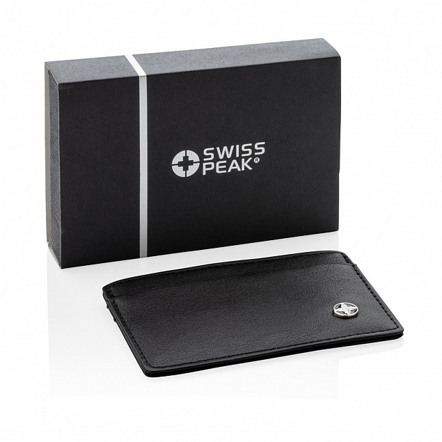 Бумажник Swiss Peak с защитой от сканирования RFID с логотипом в Санкт-Петербурге заказать по выгодной цене в кибермаркете AvroraStore
