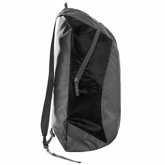 Складной рюкзак Wick, серый с логотипом в Санкт-Петербурге заказать по выгодной цене в кибермаркете AvroraStore