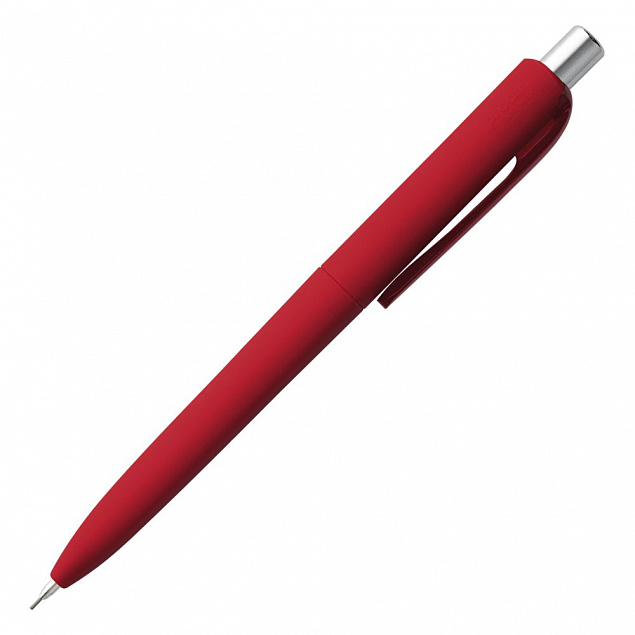 Карандаш механический Prodir DS8 MRR-C Soft Touch, красный с логотипом в Санкт-Петербурге заказать по выгодной цене в кибермаркете AvroraStore