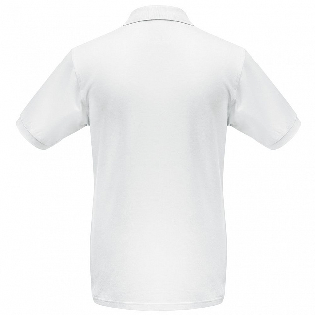 Рубашка поло Heavymill белая с логотипом в Санкт-Петербурге заказать по выгодной цене в кибермаркете AvroraStore