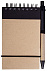 Блокнот на кольцах Eco Note с ручкой, черный с логотипом в Санкт-Петербурге заказать по выгодной цене в кибермаркете AvroraStore