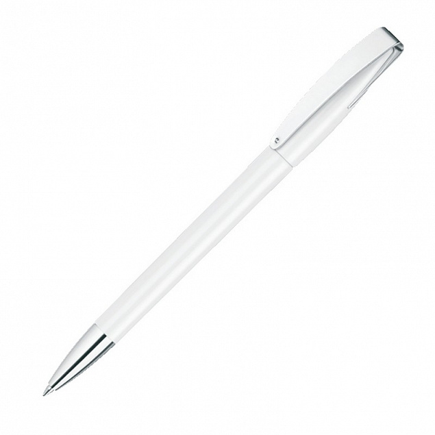 Ручка шариковая COBRA MM, белый с логотипом в Санкт-Петербурге заказать по выгодной цене в кибермаркете AvroraStore
