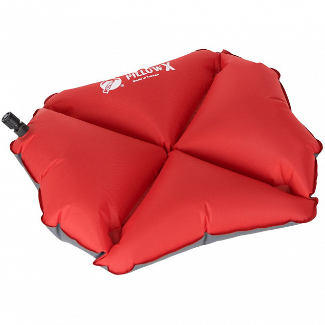 Надувная подушка Pillow X, красная с логотипом в Санкт-Петербурге заказать по выгодной цене в кибермаркете AvroraStore
