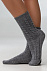 Носки Keep Feet, серые с логотипом в Санкт-Петербурге заказать по выгодной цене в кибермаркете AvroraStore