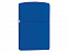 Зажигалка ZIPPO Classic с покрытием Royal Blue Matte с логотипом в Санкт-Петербурге заказать по выгодной цене в кибермаркете AvroraStore